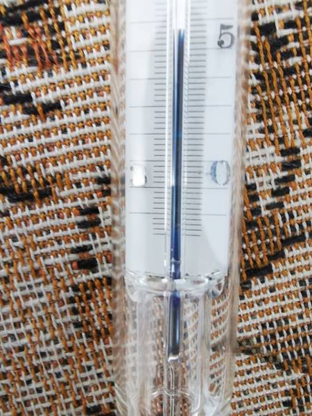 Hütten-Psychrometer-Thermometer Messbereich: -20...+60°C Teilung:0,2K